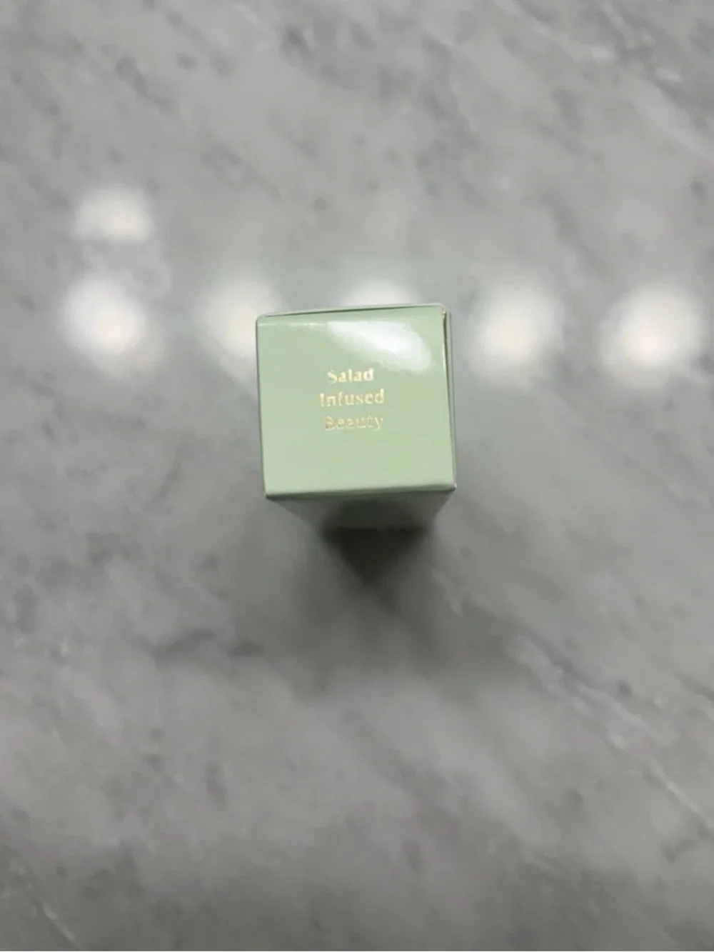 Byroe Sugar Plum Shimmer Lip Oil - Mint Green & White Packaging